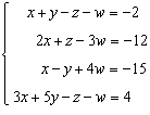 <strong>Find the solution to the given matrix by solving the matrix equation . </strong> A) B) C) No solution D) E)