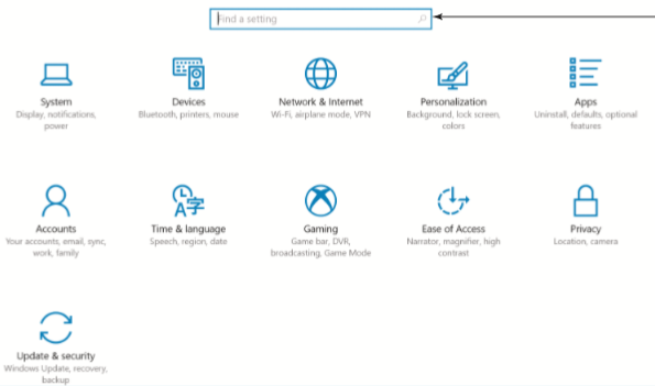 In Windows 10, you can find this user-friendly interface to access numerous Windows settings? What is the name of this user-friendly interface?