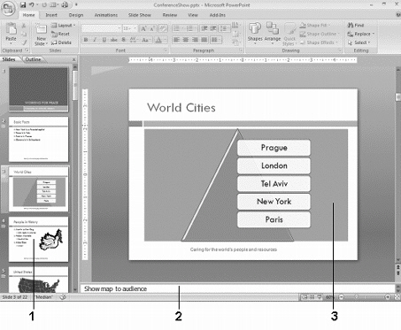 Item 2 in the figure above indicates the location where you would key your____________________ notes.