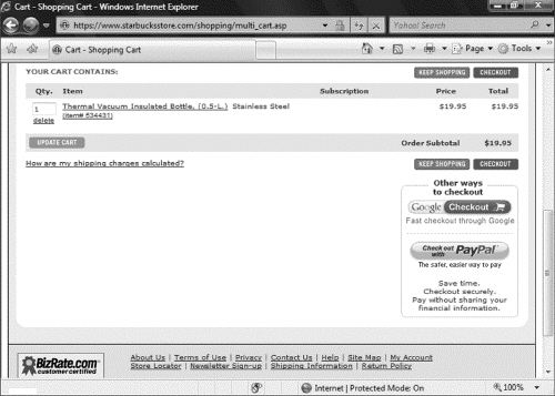 <strong> A(n)____, like the one shown in the figure above, is software that stores and handles the information a customer submits when finalizing an e-commerce purchase.</strong> A)controlled payment B)virtual account C)electronic wallet D)digital checkout