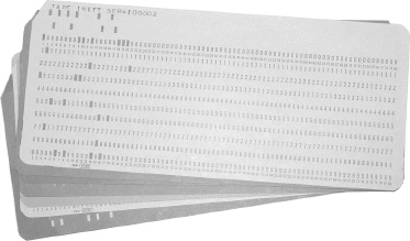<strong> The punch cards shown in the above figure were designed by ____.</strong> A)Herman Hollerith B)Charles Babbage C)Benjamin Jacquard D)Wilhelm Schickard