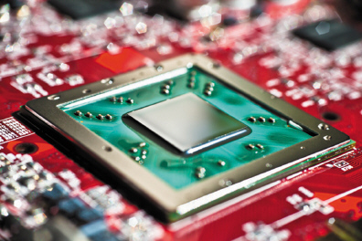 <strong> The above figure shows an example of a(n) ____.</strong> A) circuit board B) motherboard C) microprocessor D) expansion port