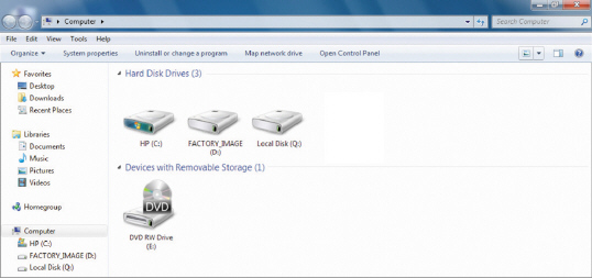 <strong> The icons in the figure above are displayed in ____ view.</strong> A) List B) Large Icon C) Sorted D) Computer
