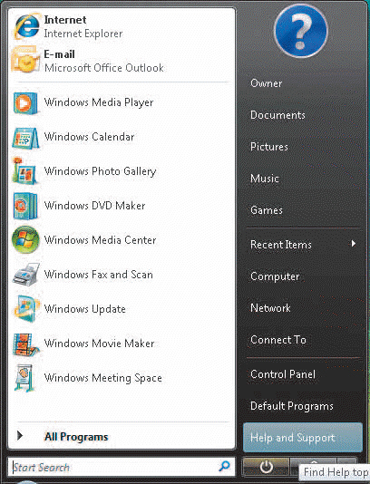 FIGURE 8-2   To display the menu shown in Figure 8-2 above, you would click the ____ button.