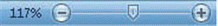 <strong>FIGURE 12-1 What is pictured in Figure 12-1 above?</strong> A) View controls in the status bar B) Zoom controls in the status bar C) Zoom dialog box D) Browse options