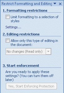 FIGURE 14-2 Which button on the Review tab opens the task pane in Figure 14-2 above?