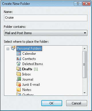 <strong>FIGURE 25-1 To open the dialog box shown in Figure 25-1 above, click ____ on the menu bar, point to New, and then click Folder.</strong> A) Create B) File C) Open D) Personal