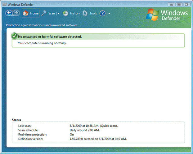 <strong>FIGURE 30-2 You could use the program shown in Figure 30-2 above to ____.</strong> A) protect your system against spyware B) back up files C) configure a hardware firewall D) password protect your wireless network