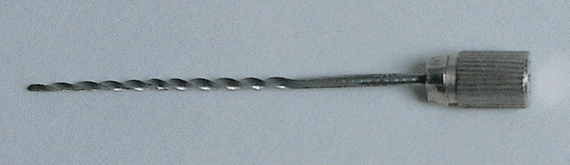 <strong>Identify the instrument pictured. </strong> A) Broach B) Hedstrom C) K-type flex D) Reamer