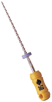 <strong>Identify the instrument pictured. </strong> A) Broach B) Hedstrom C) K-type flex D) Reamer