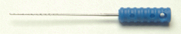 <strong>Identify the instrument pictured. </strong> A) Broach B) Hedstrom C) K-type flex D) Reamer