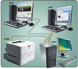 <strong> Figure 1-5 On a network, the major difference between the server (like the one in Figure 1-5) and client computers is that the server ordinarily has _____.</strong> A) less power, less storage space, and decreased communication capabilities B) less power, less storage space, but expanded communication capabilities C) more power, more storage space, but decreased communication capabilities D) more power, more storage space, and expanded communication capabilities