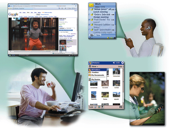 <strong> Figure 1-1 Software today has a _____, like that shown in Figure 1-1.</strong> A) command-line interface B) graphical user interface C) menu-driven interface D) coded-row interface
