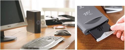 <strong> Figure 7-2 As shown on the right in Figure 7-2, a(n) ____ is a hard disk that users insert and remove from either a dock or drive.</strong> A) mobile B) external C) removable D) portable