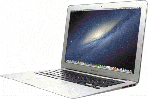 <strong> Which of the following terms is an alternate term for the kind of computer shown in the accompanying figure?</strong> A) thinbook B) quickbook C) notebook computer D) slimbook