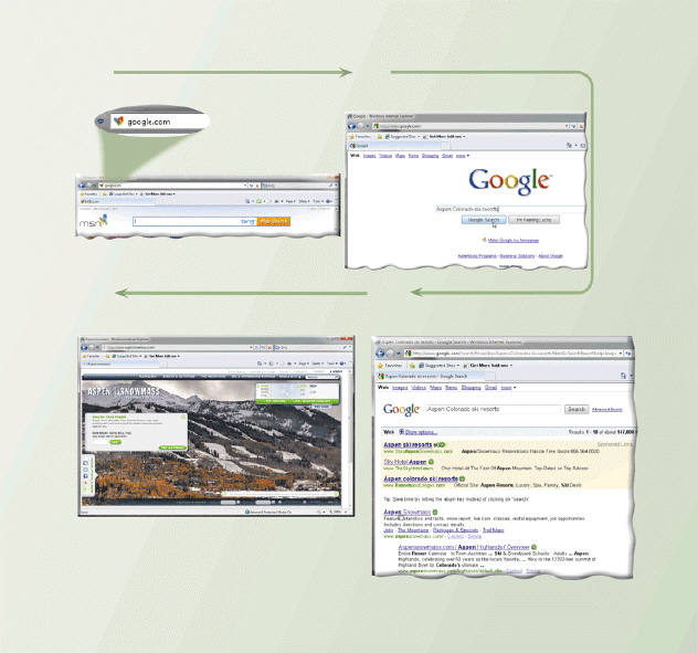A(n)____________________, such as that illustrated in the accompanying figure, is a program that finds Web sites and Web pages.