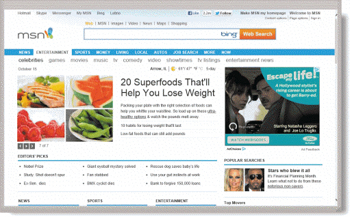 <strong> Which of the following is a website like the one in the accompanying figure that offers a variety of Internet services from a single, convenient location?</strong> A) portal B) keyframe C) extraction D) powerpoint