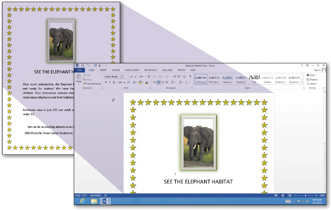     As shown in the accompanying figure, the _________________________ shows the current page followed by the total number of pages in the document, the number of words in the document, and an icon to check spelling and grammar.