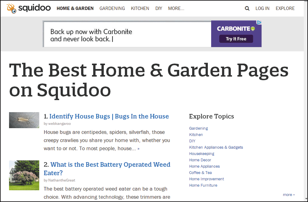 <strong> Squidoo, as shown in the accompanying figure, and HubPages are platforms for ____ websites.</strong> A) user-generated B) e-book C) trading partner D) order fulfillment