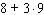 Use the rule for order of operations to simplify the expression as much as possible.