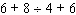 Use the rule for order of operations to simplify the expression as much as possible.