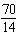 <strong>Write the following fraction as an equivalent fraction with denominator 14. </strong> A) B) C) D) E)