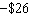 <strong>A woman has a balance of $18 in her checking account. If she writes a check for $26, what negative number can be used to represent the new balance in her checking account?</strong> A) B) C) D) E)