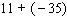 <strong>Work the following problem using the rule for addition of real numbers. </strong> A) B) C) D) E)