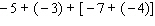 <strong>Work the problem using the rule for addition of real numbers. </strong> A) B) C) D) E)