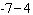 Subtract.  