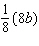 Use the associative property to rewrite the expression, and then simplify the result.  