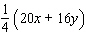 Apply the distributive property, and then simplify the result.  