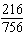 Reduce the fraction to lowest terms.  