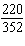 Reduce the fraction to lowest terms.  