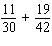 Perform the indicated operation and reduce the answer to lowest terms.  