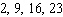 <strong>Find the first four numbers of the sequence by substituting the counting numbers, in order, into the following expression. </strong> A) B) C) D) E)