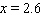 <strong>Find the solution for the equation. </strong> A) B) C) D) E)