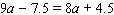 Find the solution for the equation. __________