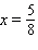 <strong>Solve the equation. </strong> A) B) C) D) E)