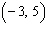 <strong>Give the coordinates of the point in the figure. </strong> A) B) C) D) E)