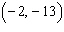 <strong>Complete the ordered pair for the equation. </strong> A) B) C) D) E)