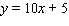 For the equation complete the ordered pairs. ( 2, _____ ), ( _____ , 0 ), ( _____ , -15 )