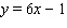 For the following equation, complete the given table.