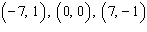 <strong>For the following equation, complete the given ordered pairs. </strong> A) B) C) D) E)