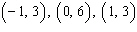<strong>Complete the given ordered pairs for the equation. </strong> A) B) C) D) E)