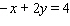 <strong>Complete the given ordered pairs for the equation. </strong> A) B) C) D) E)