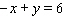 <strong>Find the x - and y -intercepts for the equation. Then use the intercepts to graph the equation. </strong> A) B) C) D)