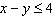 Graph the linear inequality.  
