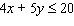 Graph the linear inequality.  