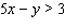 Graph the linear inequality.  
